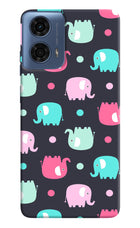 Elephants Moto G24 Power Hard Case Back Cover by Casekaro