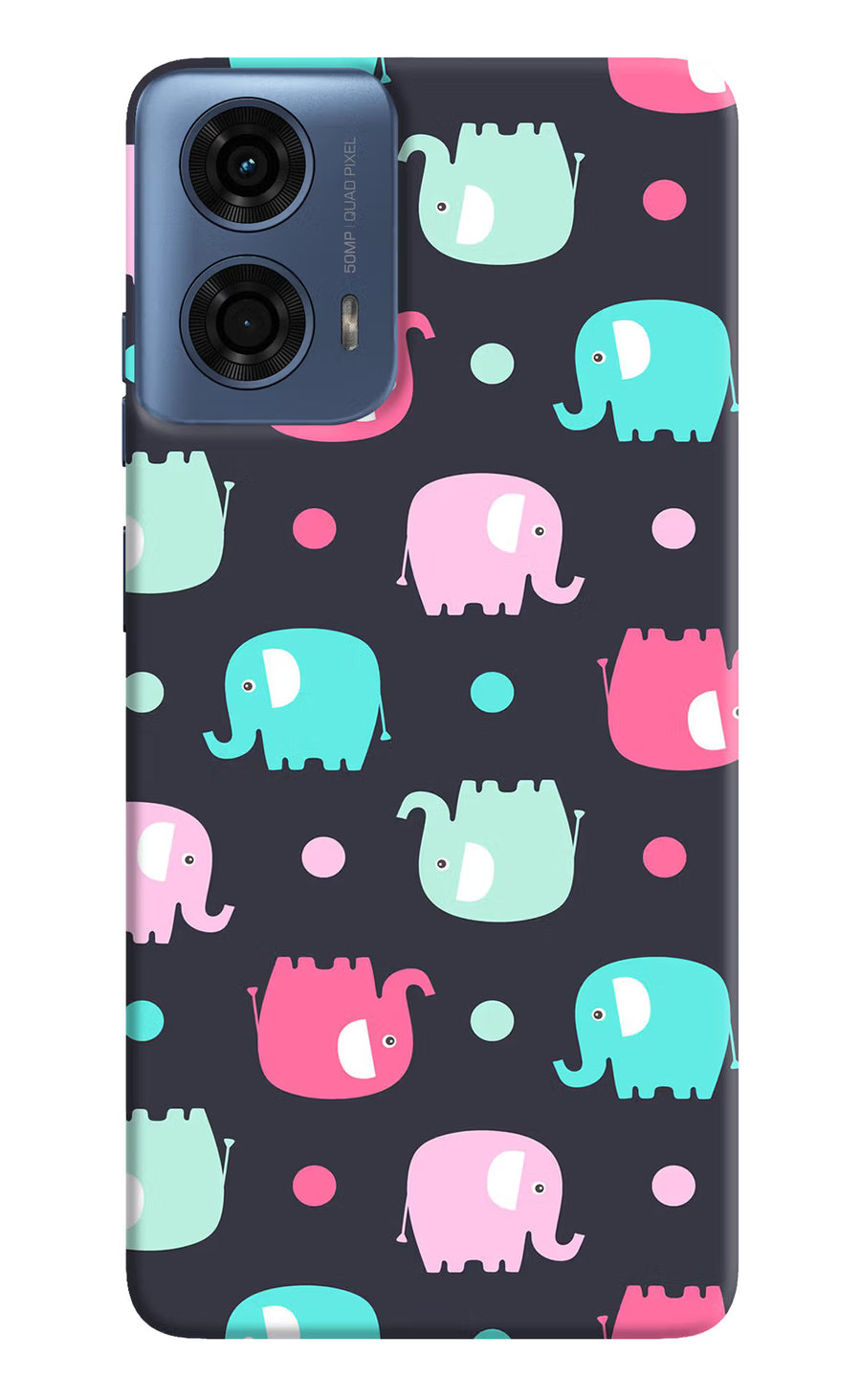 Elephants Moto G24 Power Back Cover, Hard case