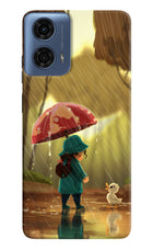 Rainy Day Moto G24 Power Hard Case Back Cover by Casekaro