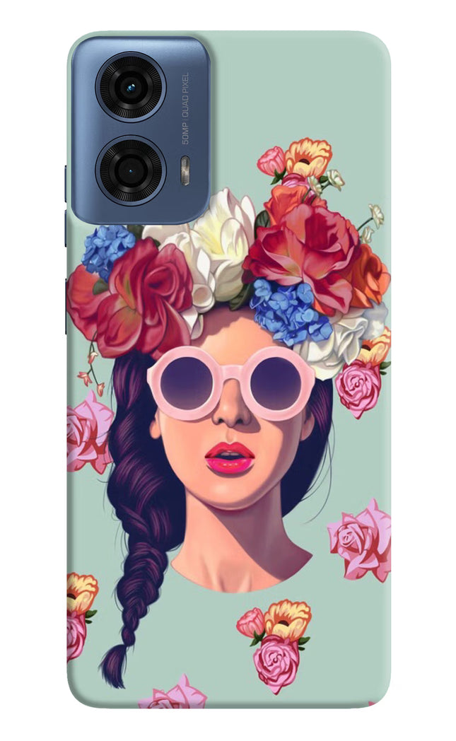 Pretty Girl Moto G24 Power Hard Case Back Cover by Casekaro