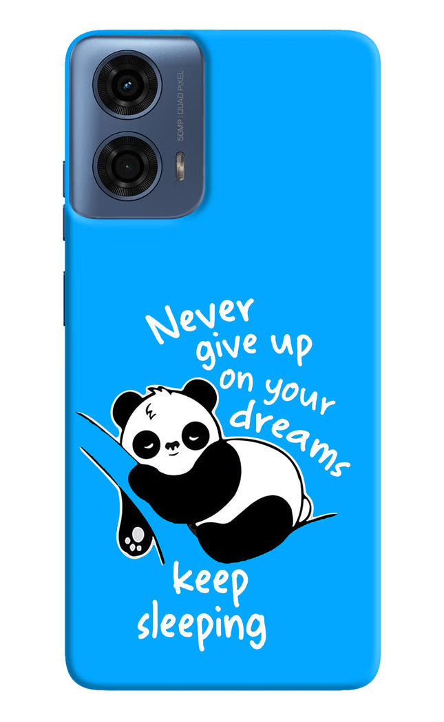 Keep Sleeping Moto G24 Power Hard Case Back Cover by Casekaro
