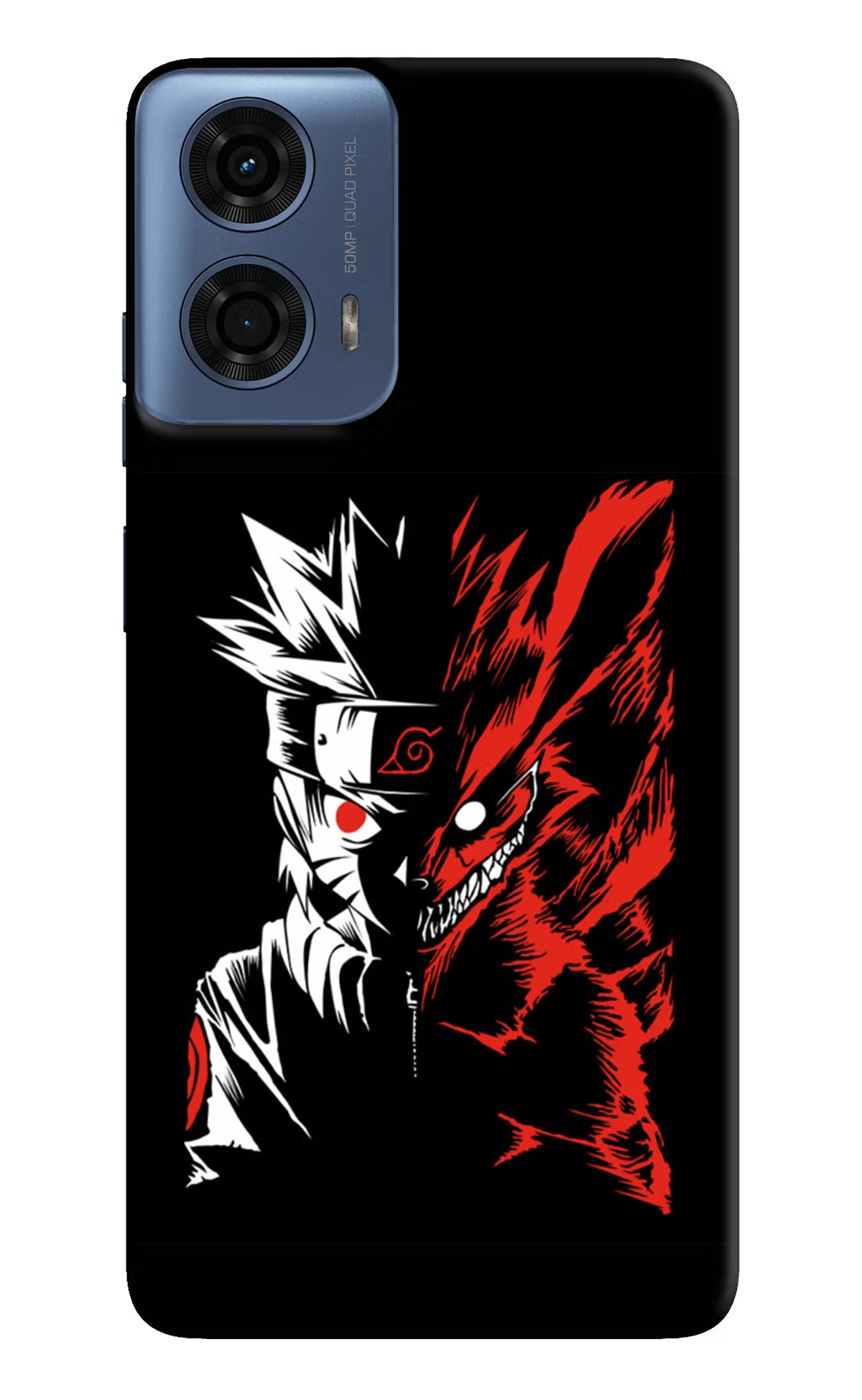 Naruto Two Face Moto G24 Power Hard Case Back Cover by Casekaro