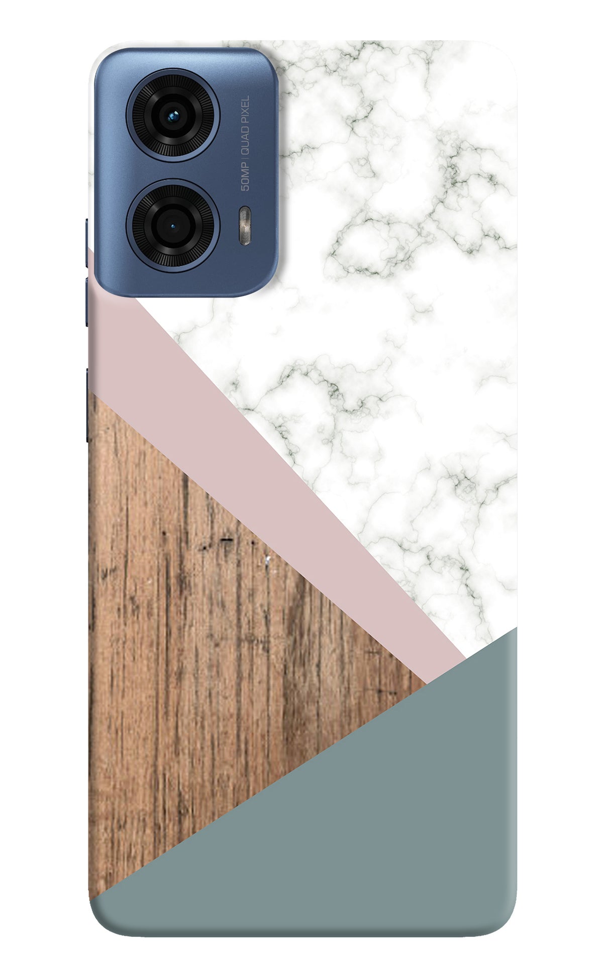 Marble wood Abstract Moto G24 Power Back Cover
