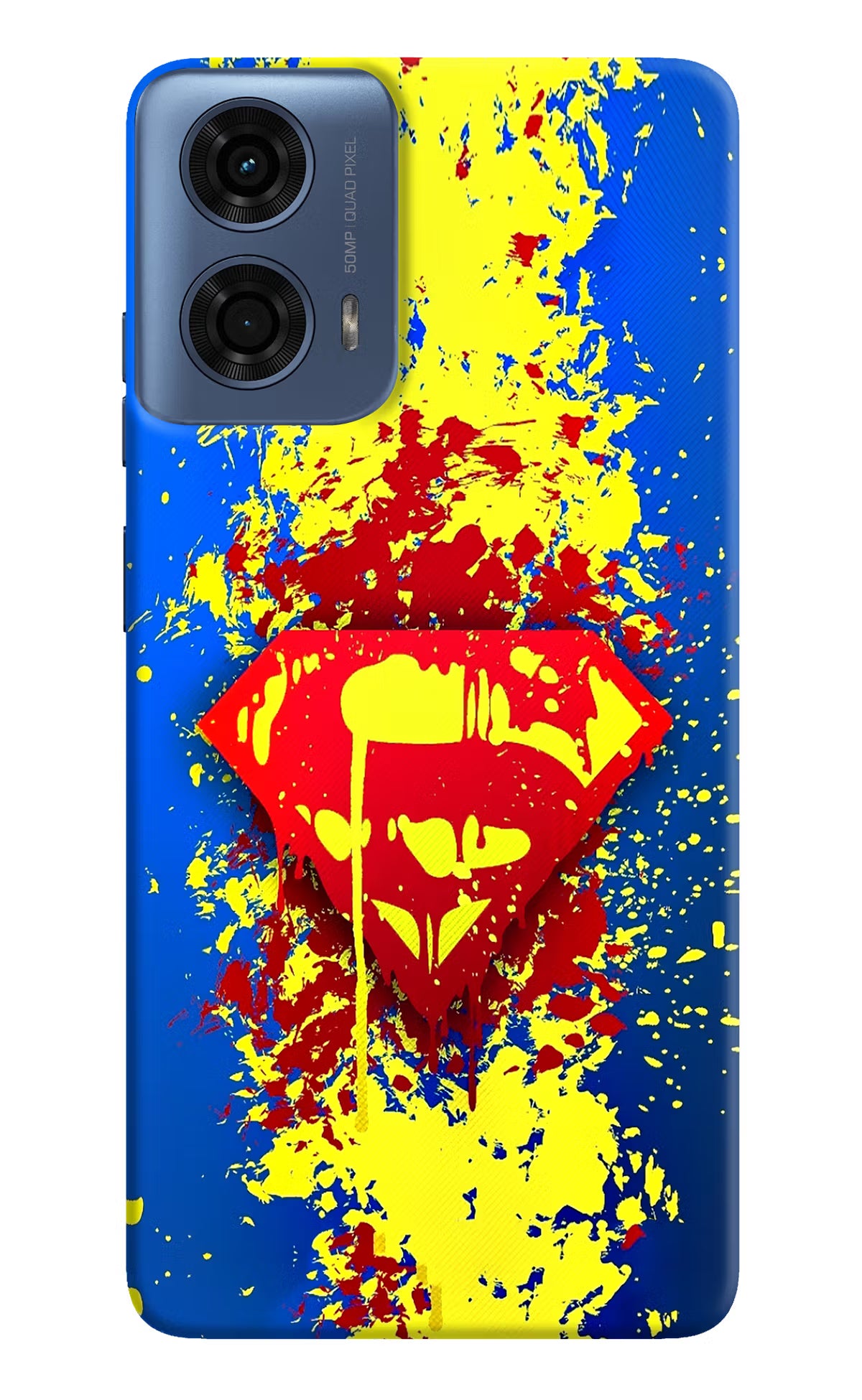 Superman logo Moto G24 Power Hard Case Back Cover by Casekaro