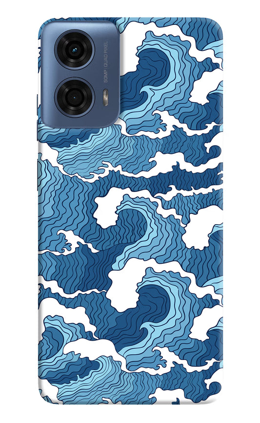Blue Waves Moto G24 Power Hard Case Back Cover by Casekaro