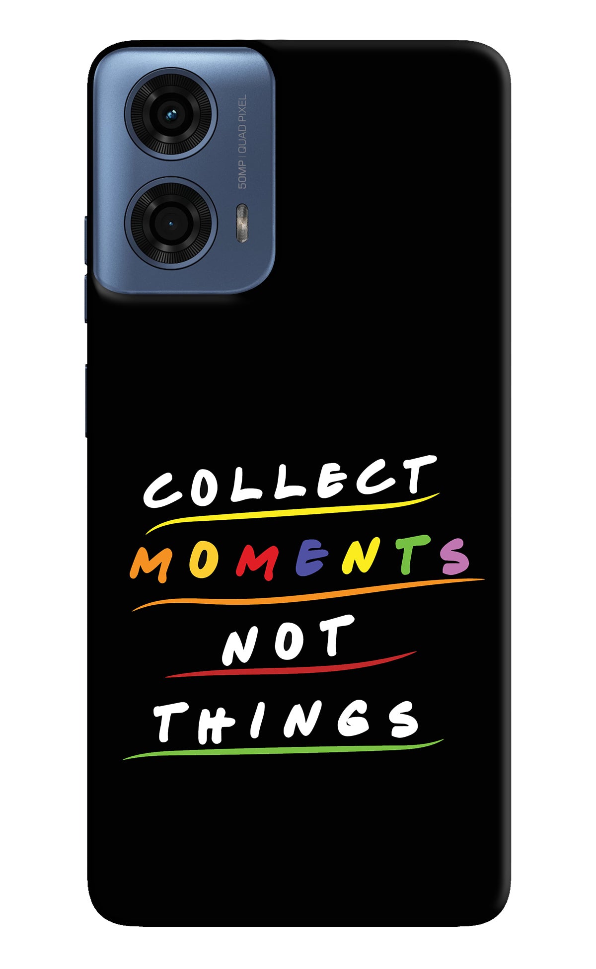 Collect Moments Not Things Moto G24 Power Back Cover