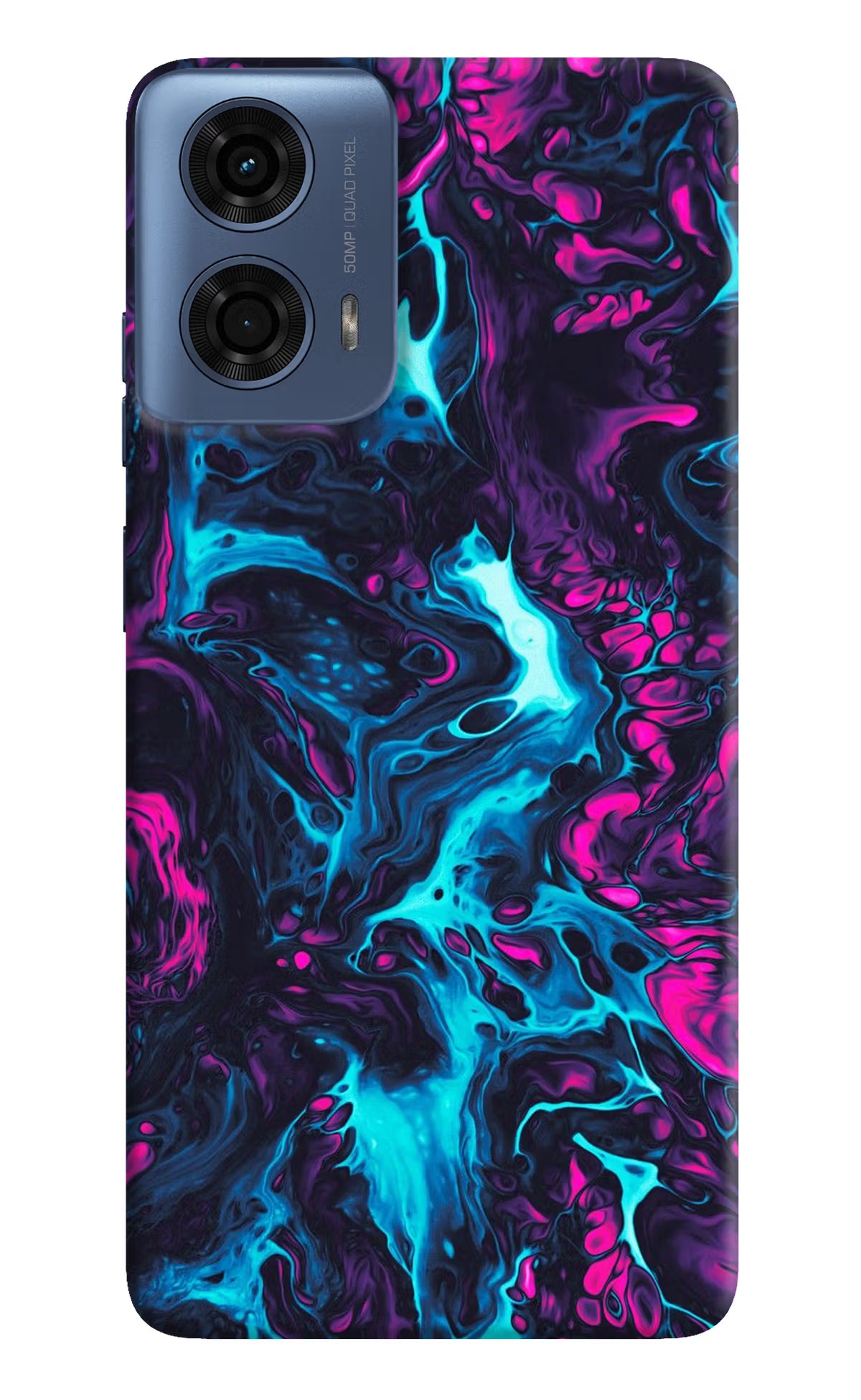 Abstract Moto G24 Power Hard Case Back Cover by Casekaro