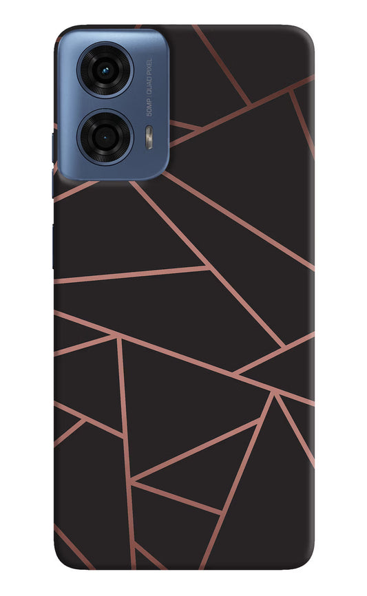Geometric Pattern Moto G24 Power Hard Case Back Cover by Casekaro