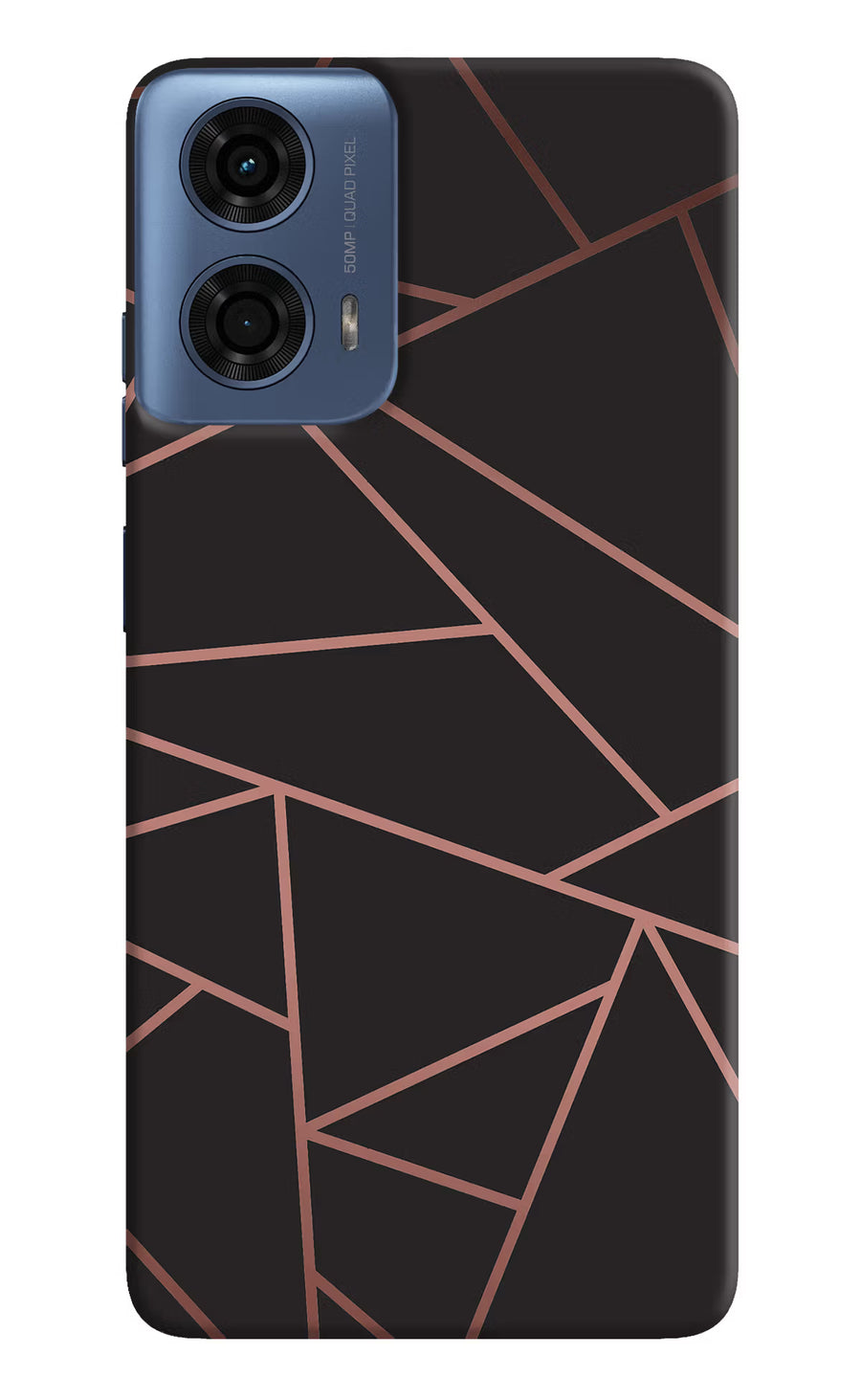 Geometric Pattern Moto G24 Power Back Cover, Hard case
