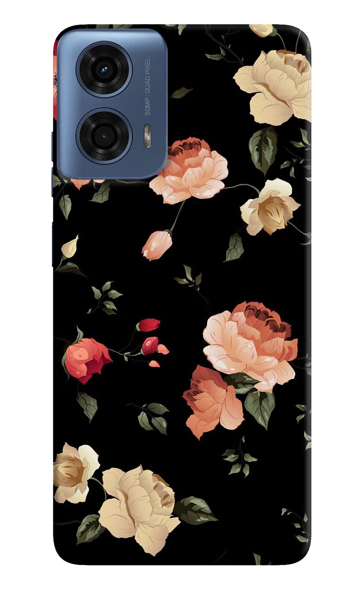Flowers Moto G24 Power Hard Case Back Cover by Casekaro