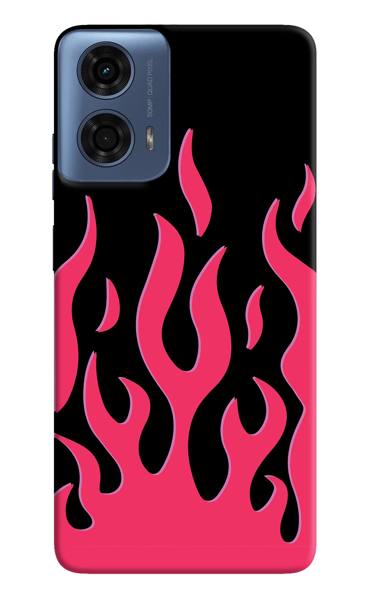 Fire Flames Moto G24 Power Hard Case Back Cover by Casekaro