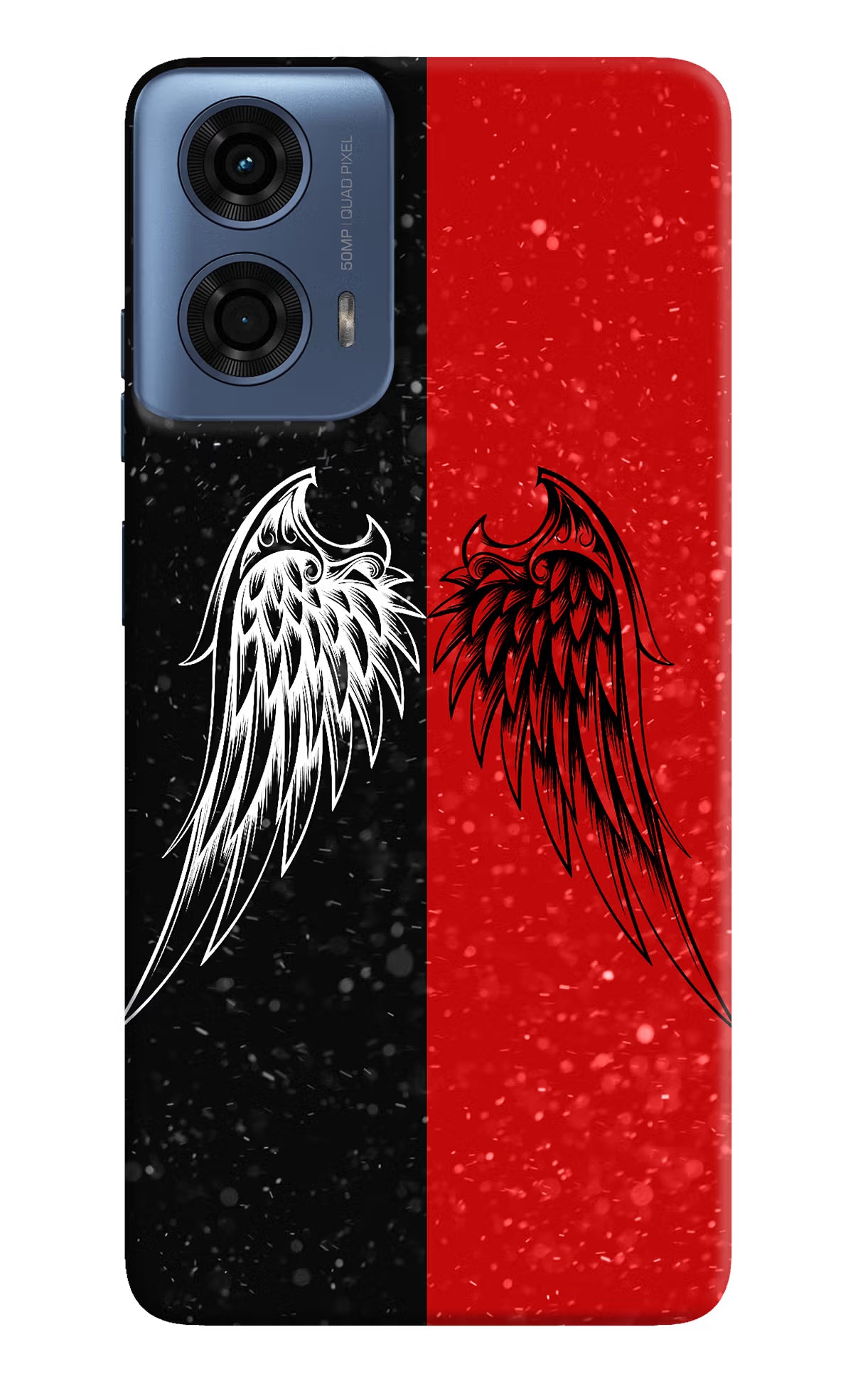 Wings Moto G24 Power Hard Case Back Cover by Casekaro