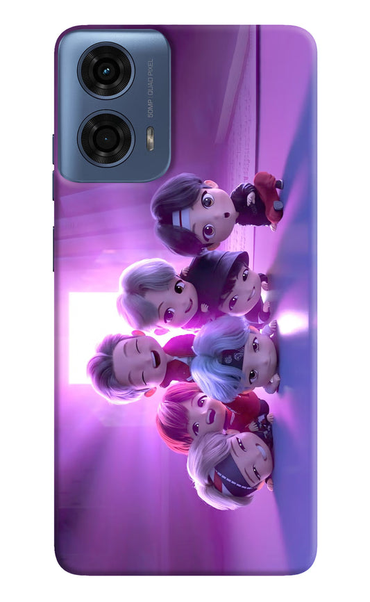 BTS Chibi Moto G24 Power Hard Case Back Cover by Casekaro