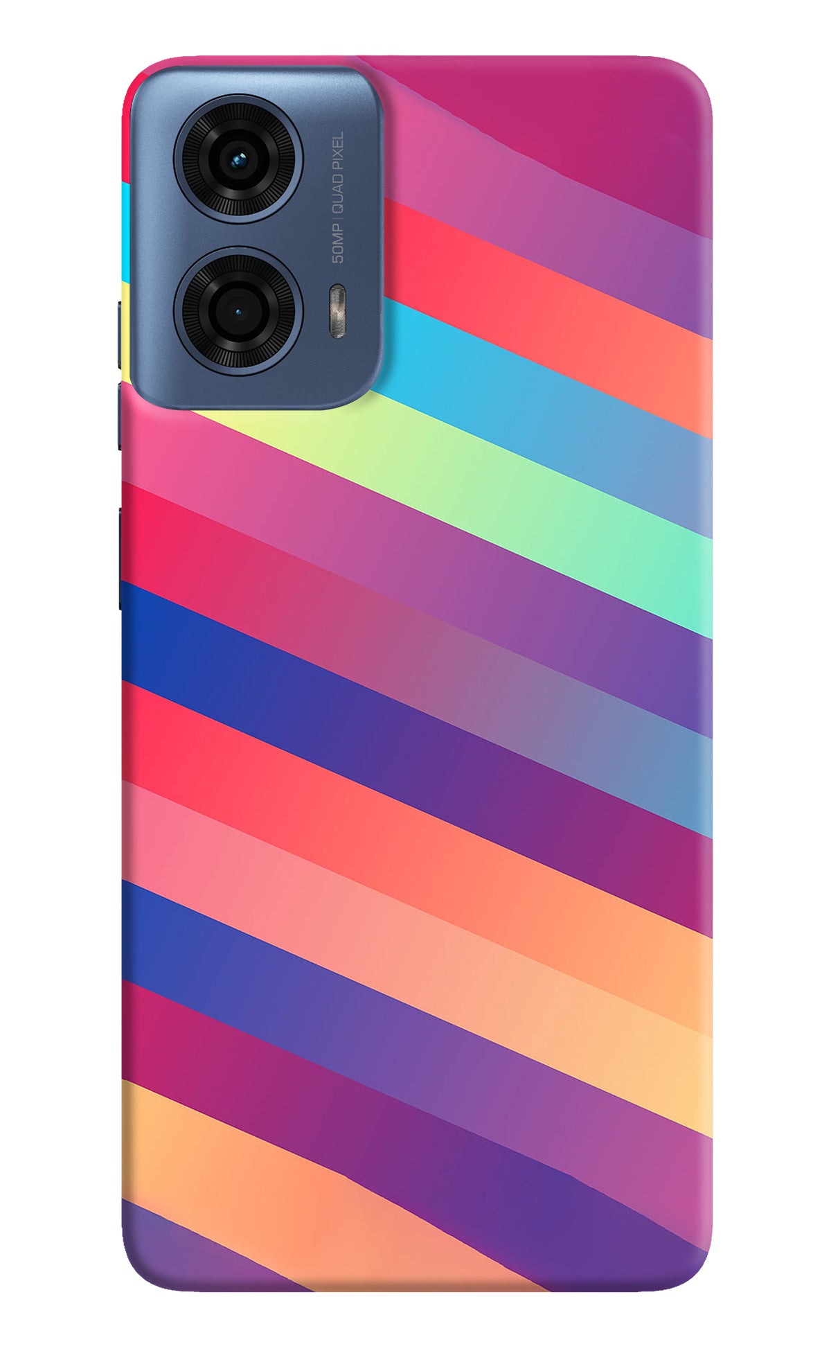 Stripes color Moto G24 Power Back Cover