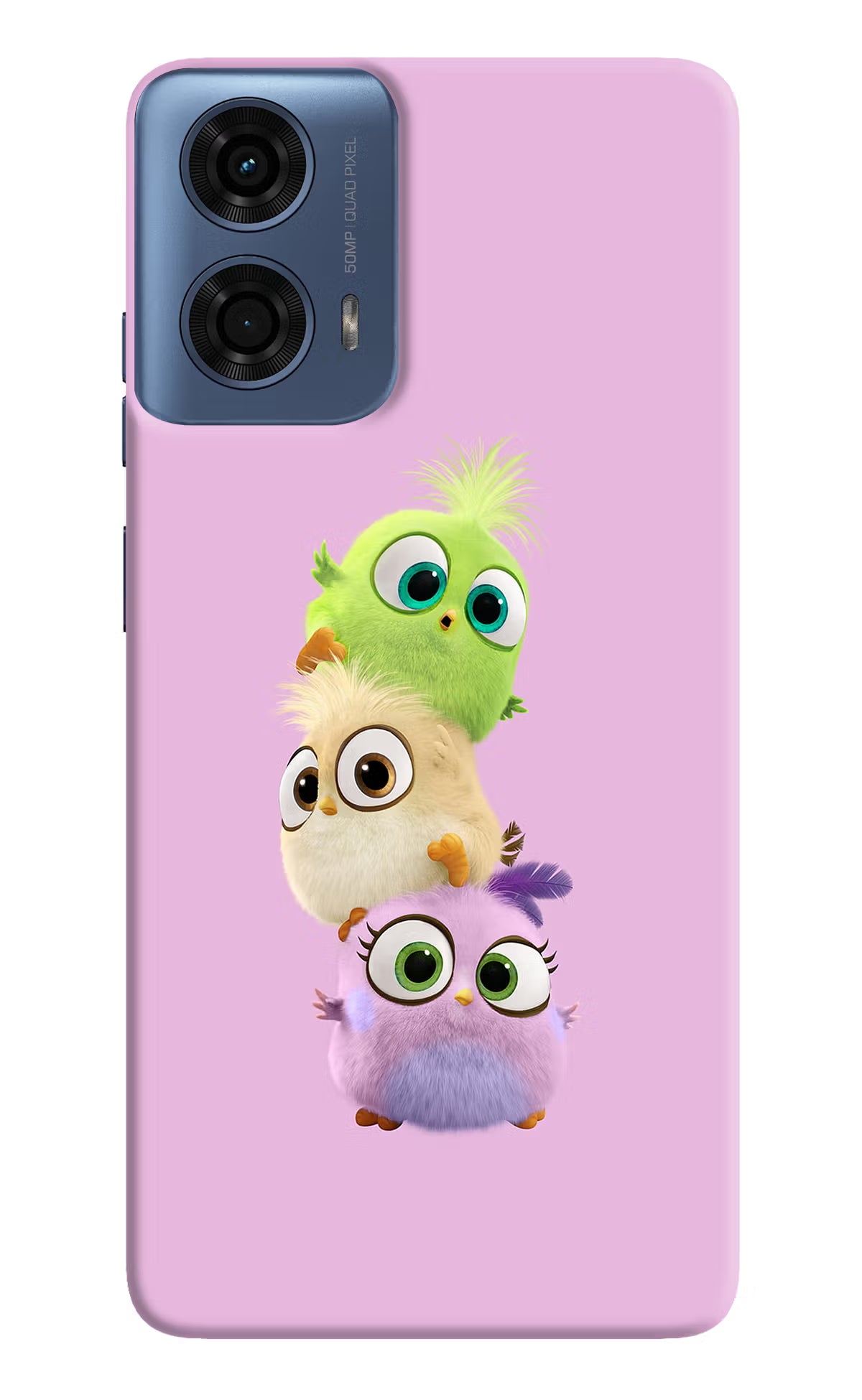 Cute Little Birds Moto G24 Power Hard Case Back Cover by Casekaro