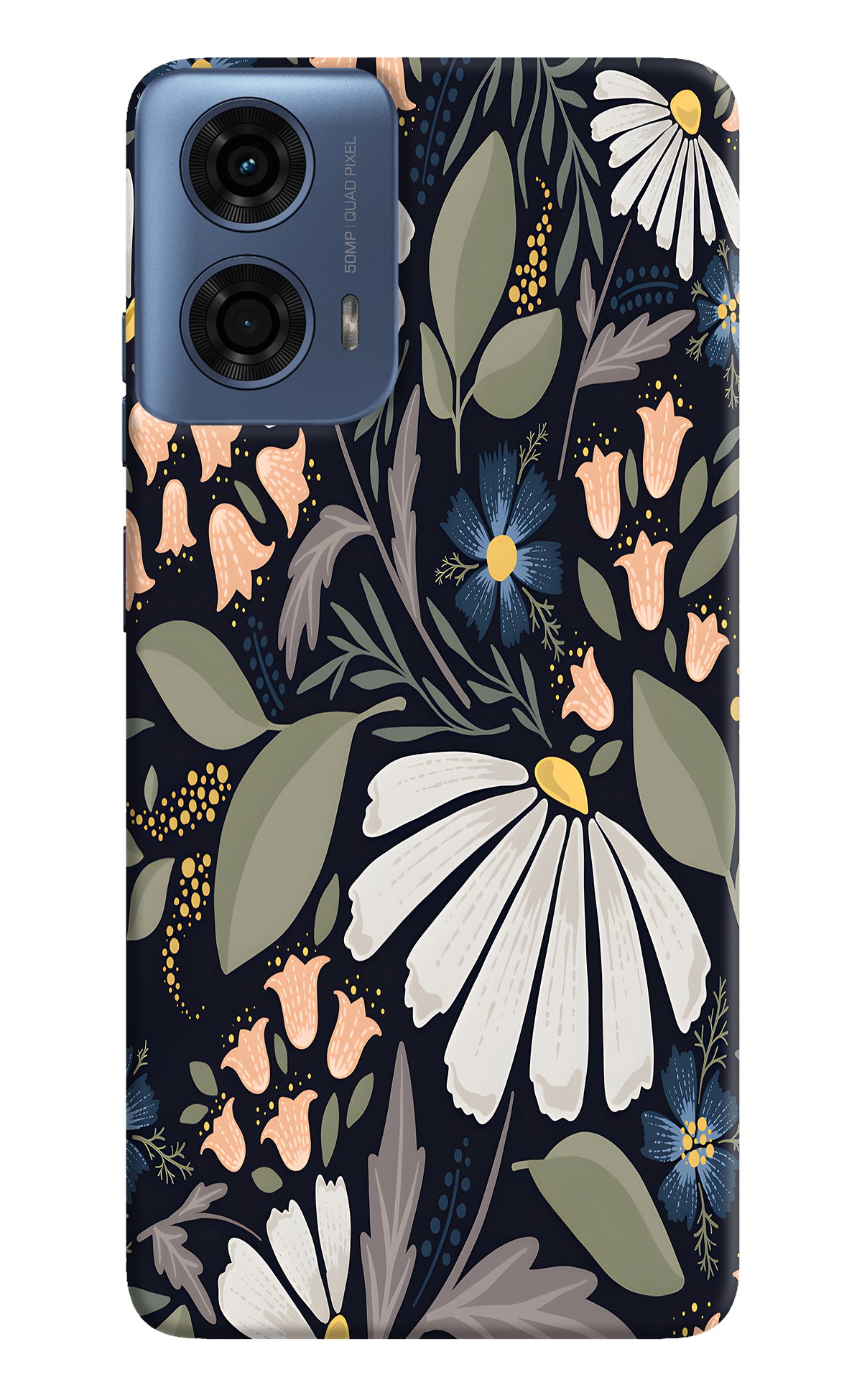 Flowers Art Moto G24 Power Back Cover