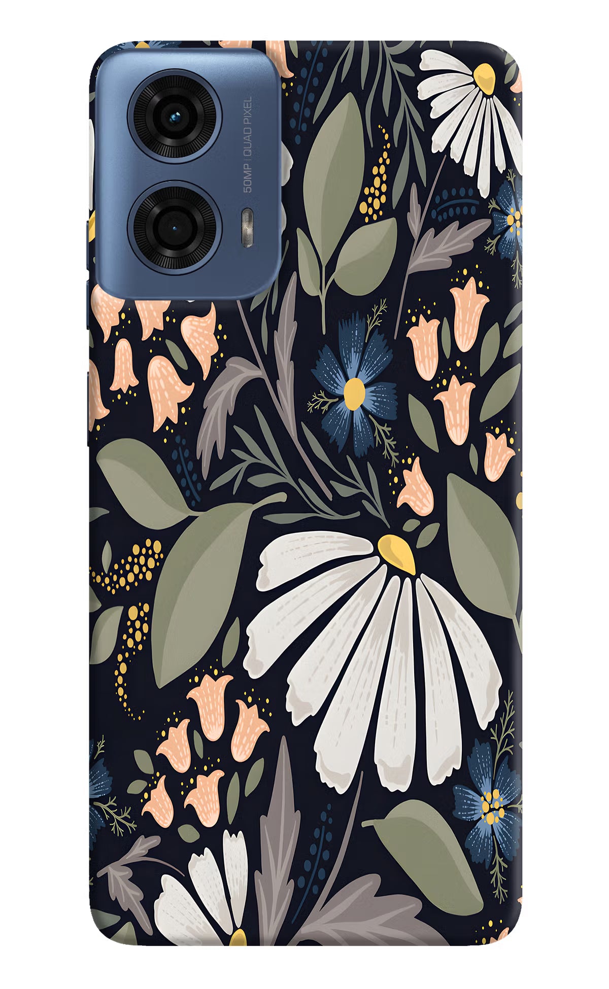 Flowers Art Moto G24 Power Hard Case Back Cover by Casekaro