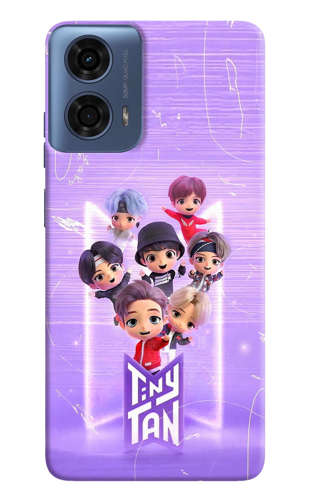 BTS Tiny Tan Moto G24 Power Back Cover