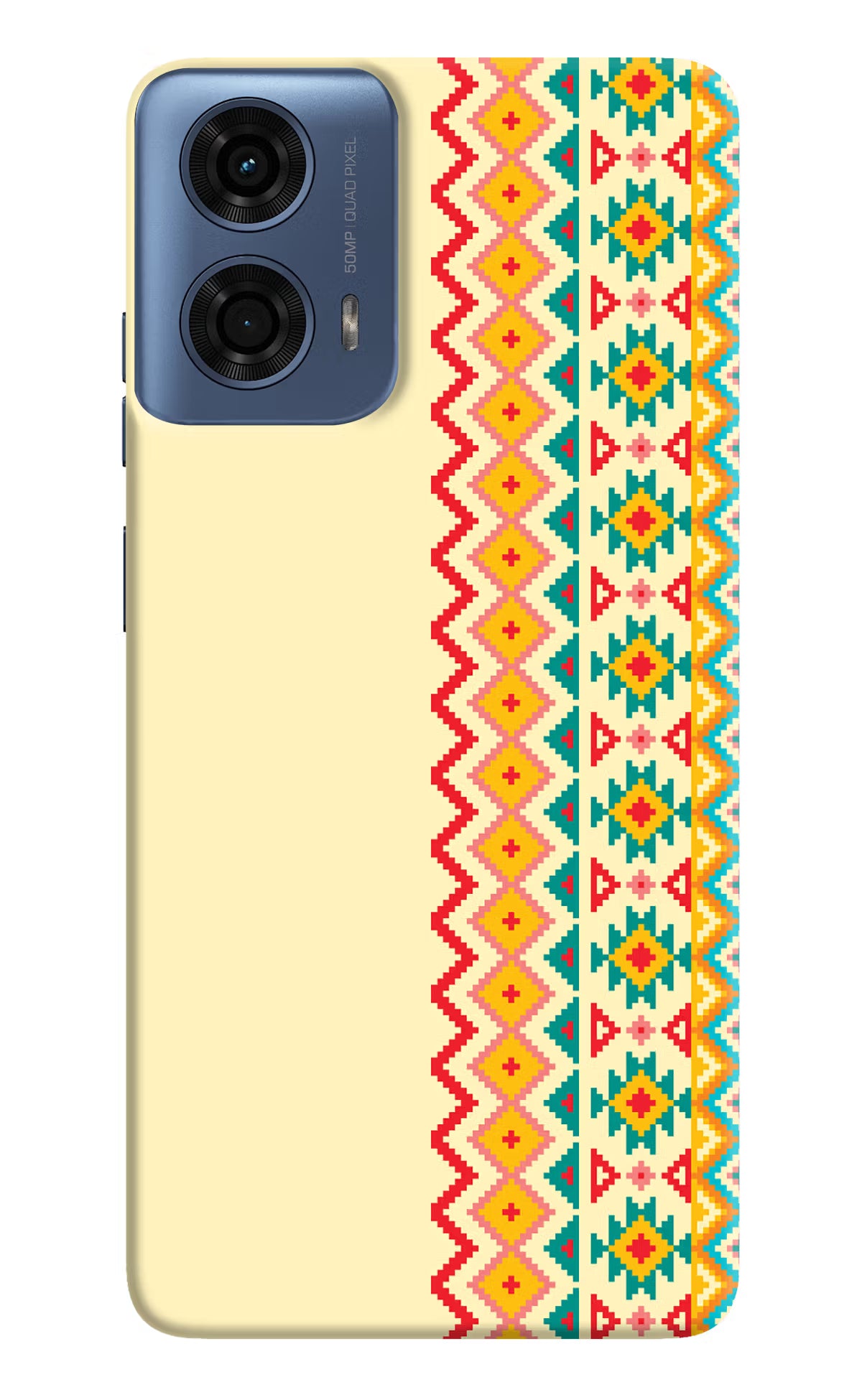 Ethnic Seamless Moto G24 Power Hard Case Back Cover by Casekaro