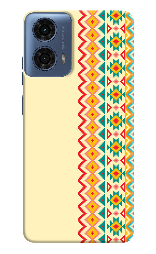 Ethnic Seamless Moto G24 Power Hard Case Back Cover by Casekaro