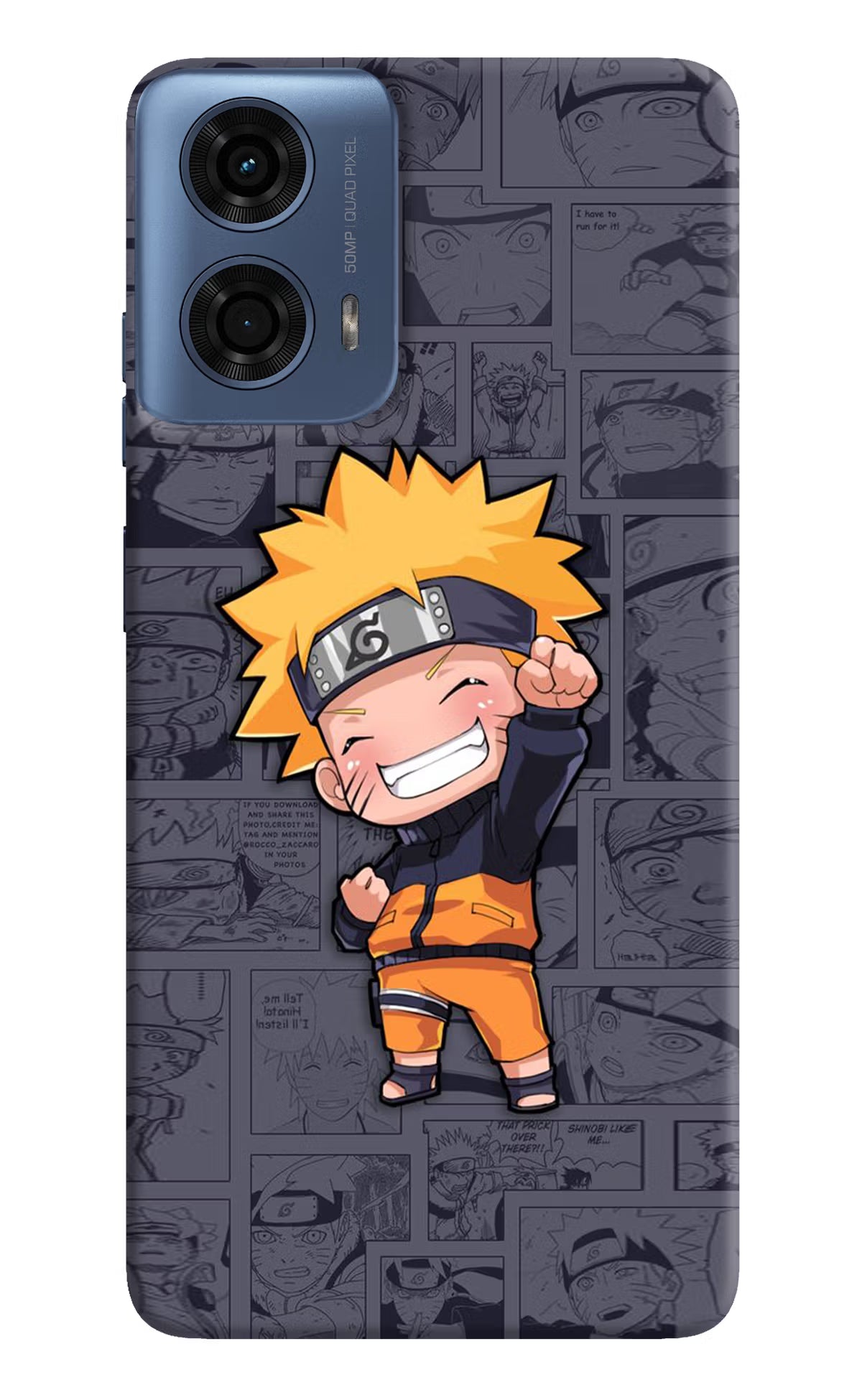 Chota Naruto Moto G24 Power Hard Case Back Cover by Casekaro