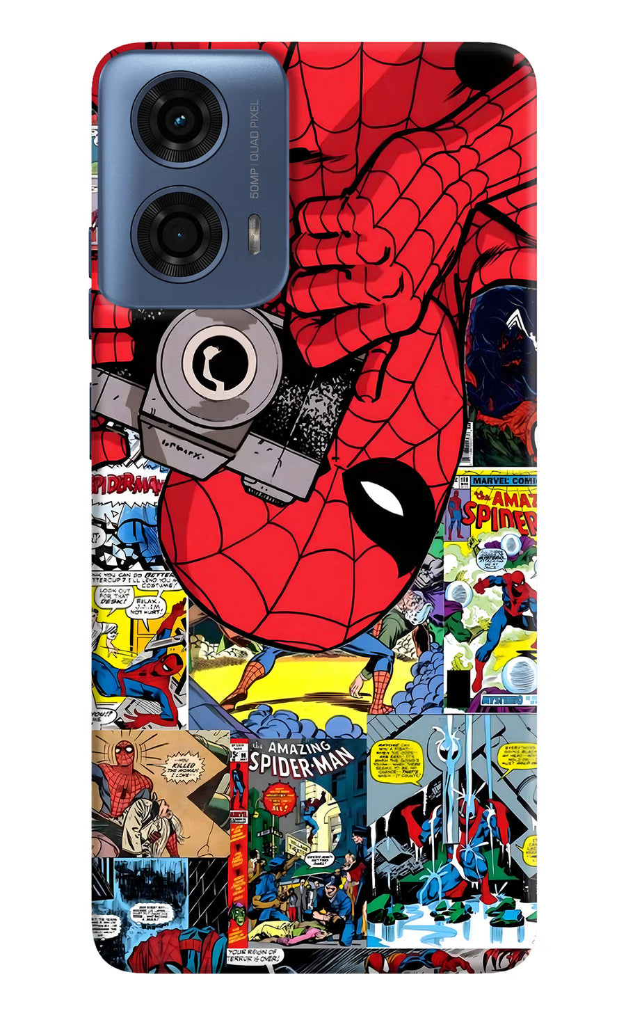 Spider Man Moto G24 Power Back Cover, Hard case