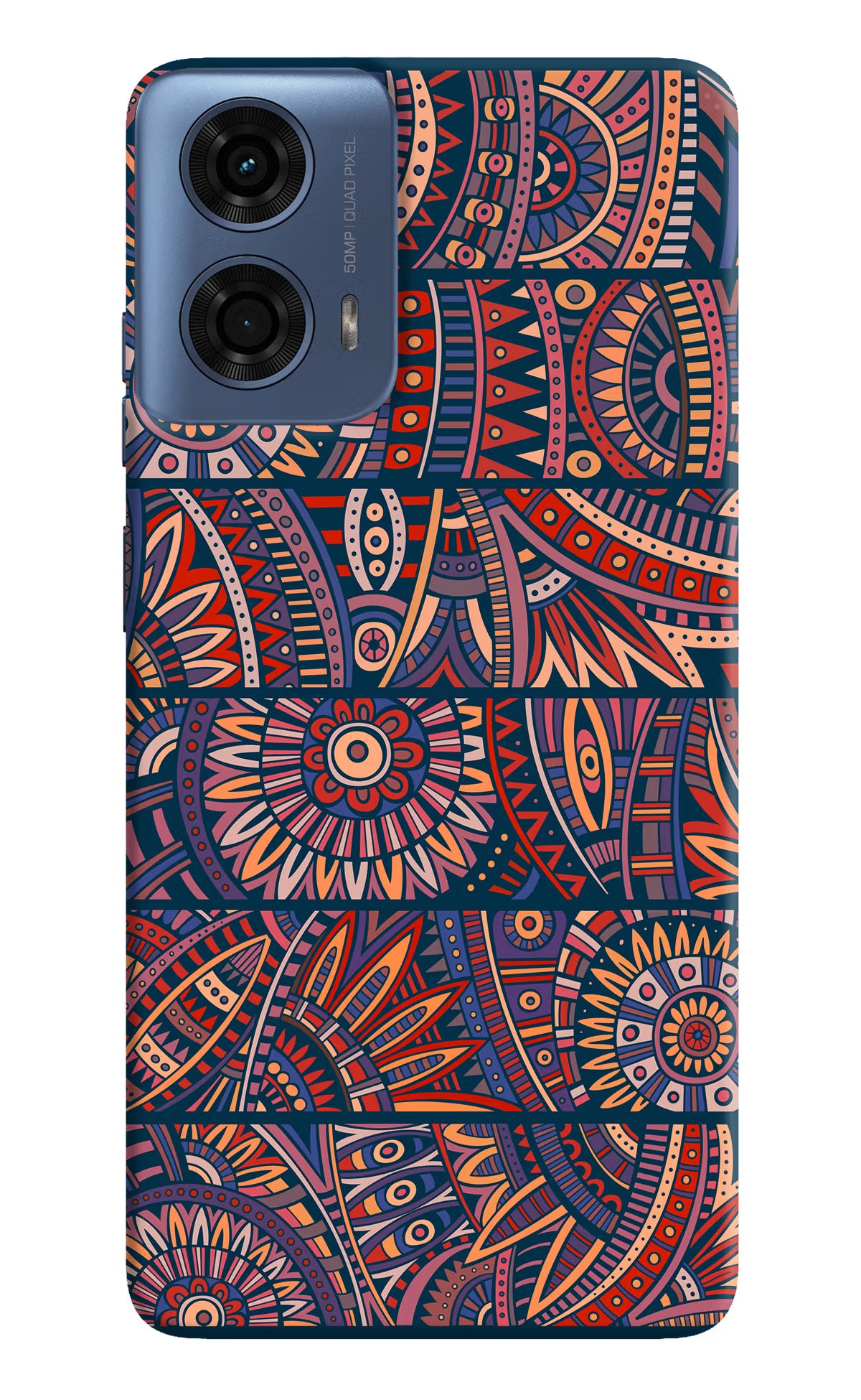 African Culture Design Moto G24 Power Hard Case Back Cover by Casekaro