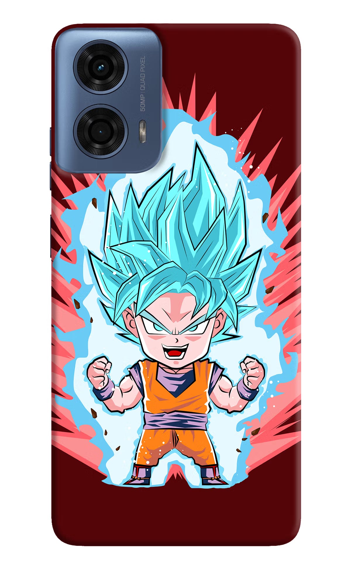 Goku Little Moto G24 Power Hard Case Back Cover by Casekaro