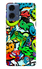Game Doodle Moto G24 Power Hard Case Back Cover by Casekaro