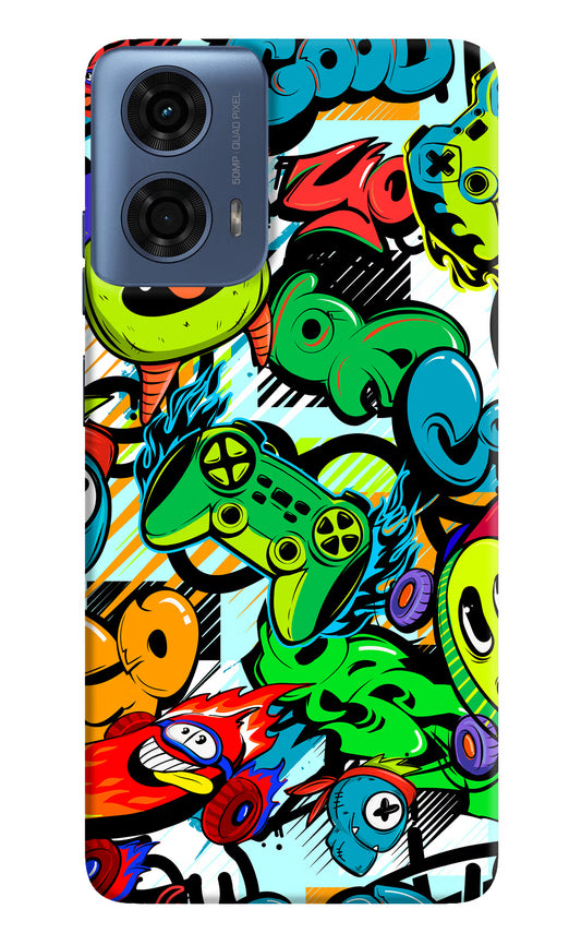 Game Doodle Moto G24 Power Hard Case Back Cover by Casekaro