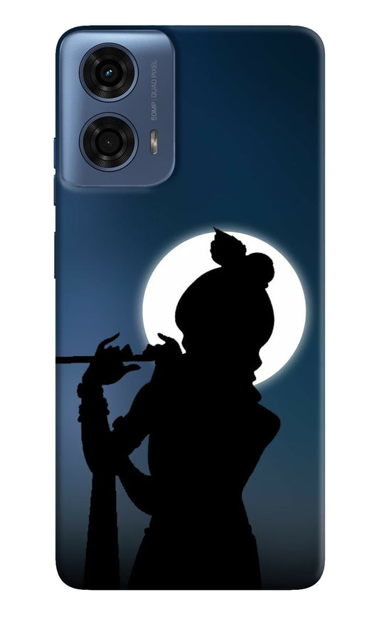Shri Krishna Silhouette Moto G24 Power Hard Case Back Cover by Casekaro