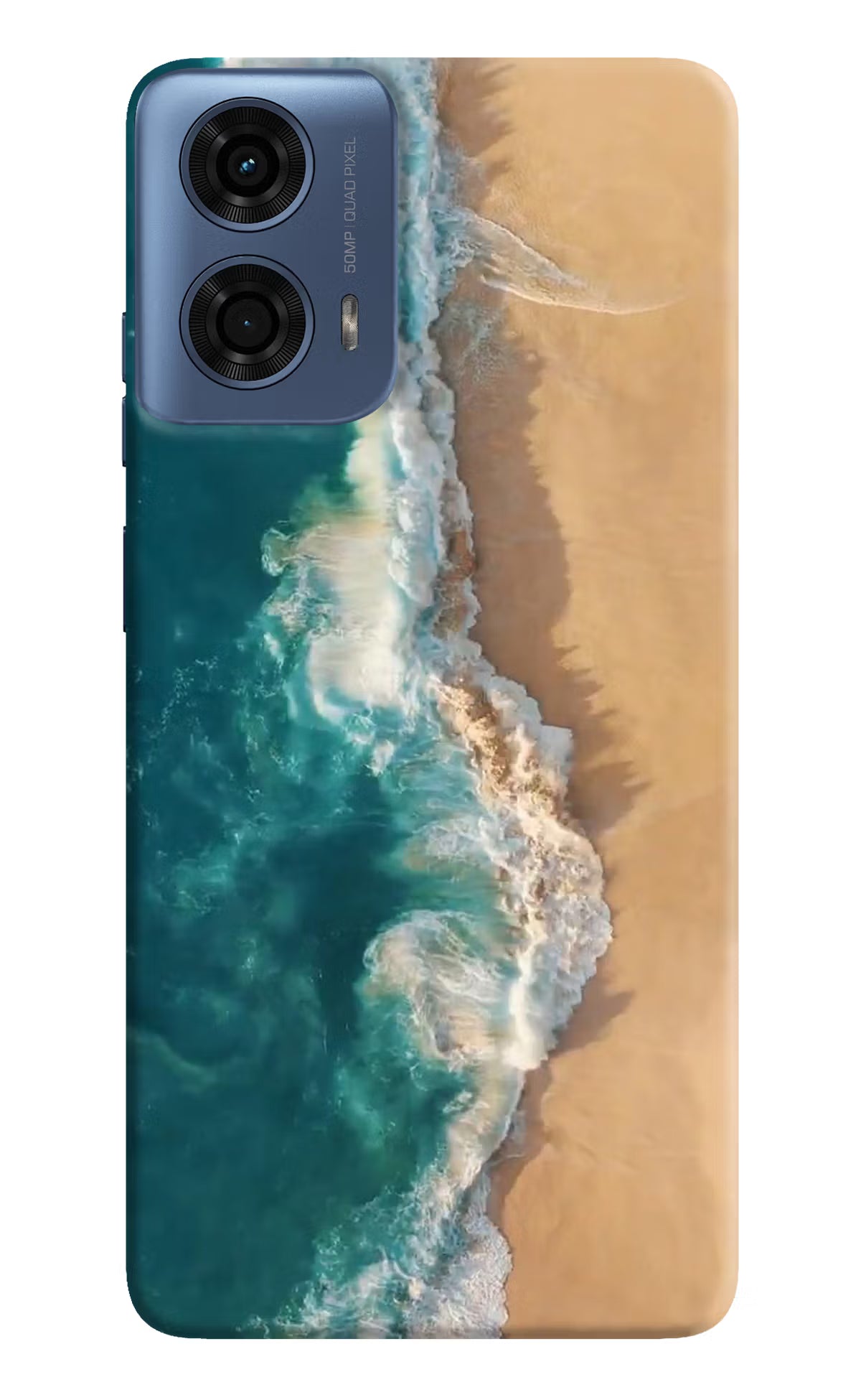 Ocean Beach Moto G24 Power Hard Case Back Cover by Casekaro