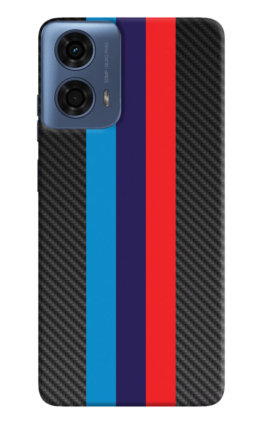 BMW Stripes Pattern Moto G24 Power Hard Case Back Cover by Casekaro