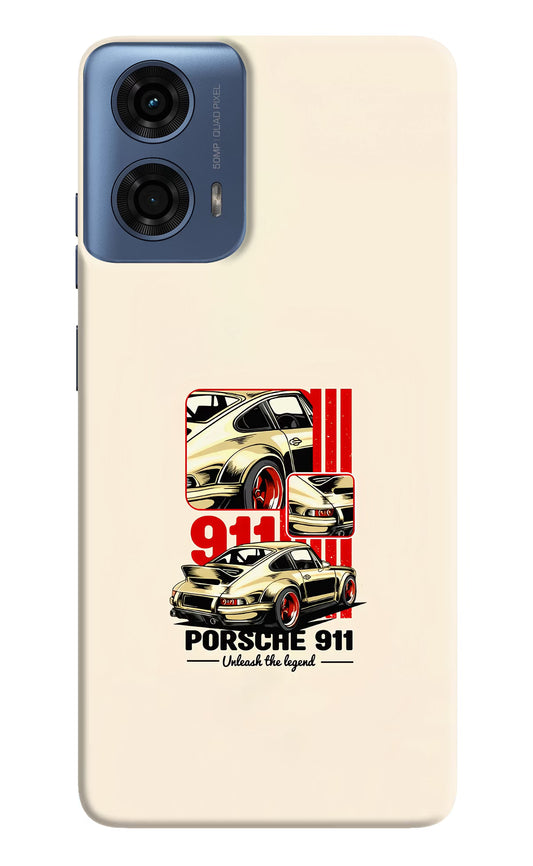 Classic Porsche 911 Moto G24 Power Hard Case Back Cover by Casekaro