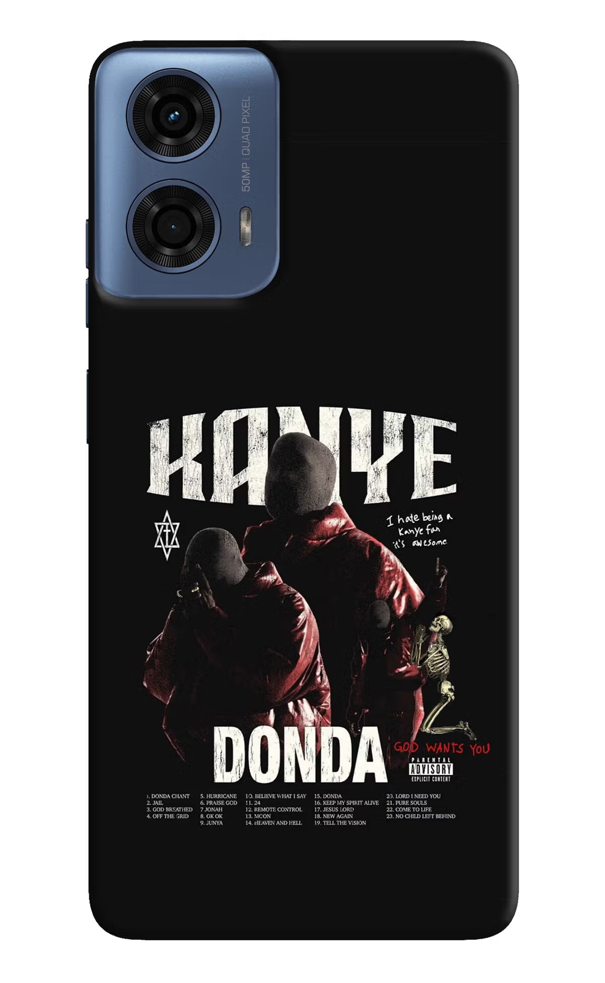 Donda Kanye West Moto G24 Power Hard Case Back Cover by Casekaro
