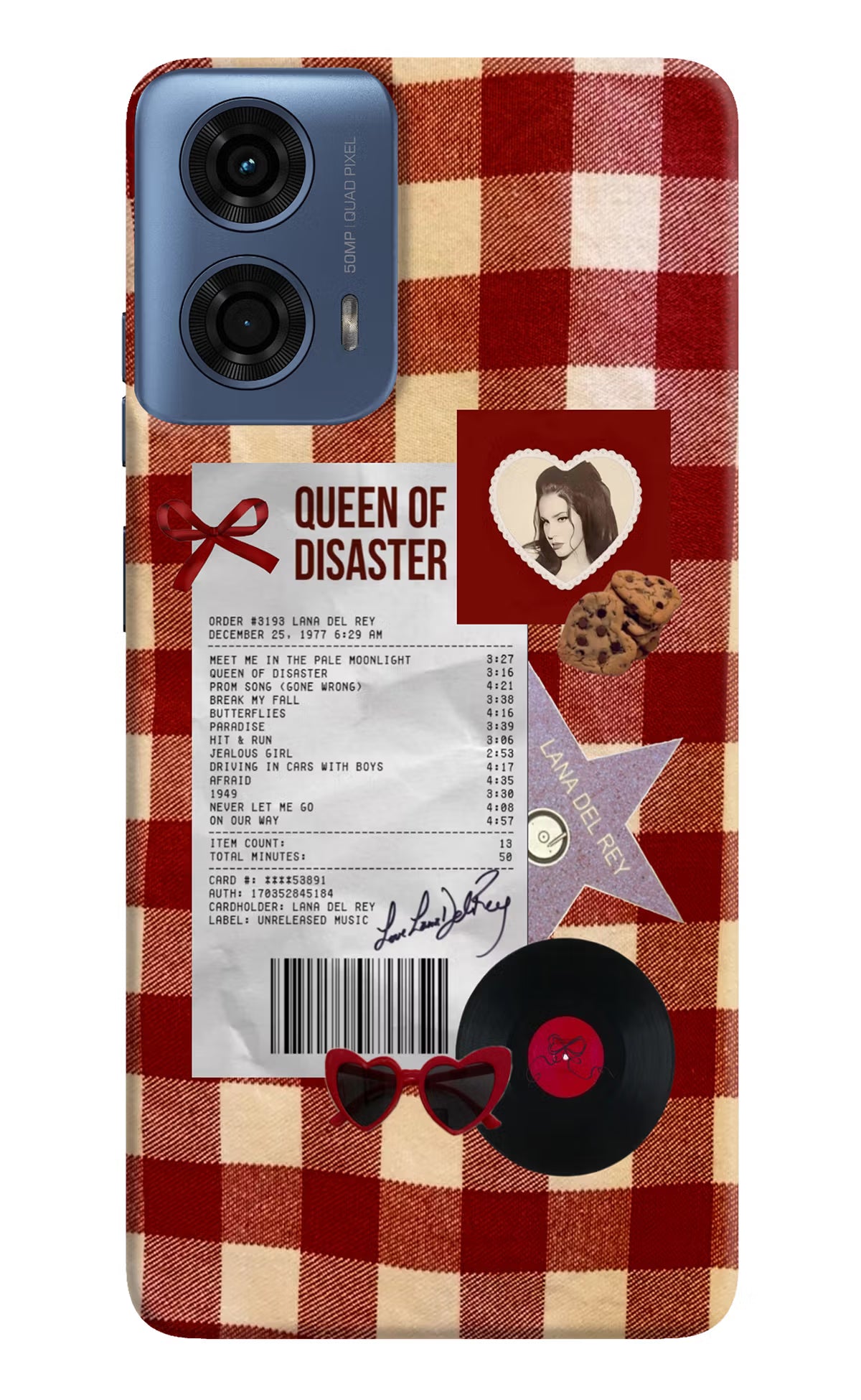 Queen of Disaster Moto G24 Power Hard Case Back Cover by Casekaro