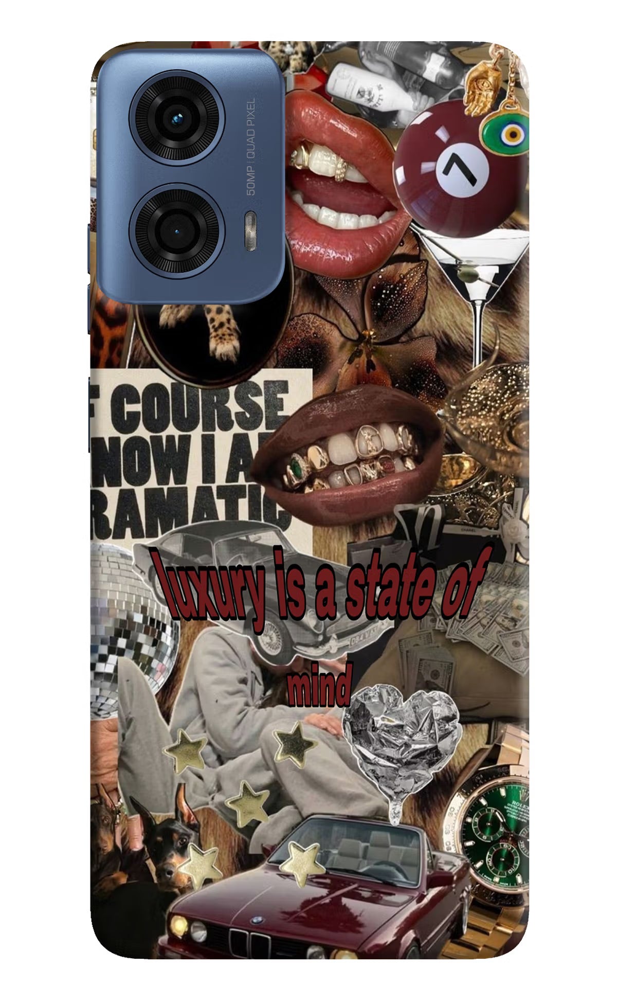 Luxury Moto G24 Power Hard Case Back Cover by Casekaro