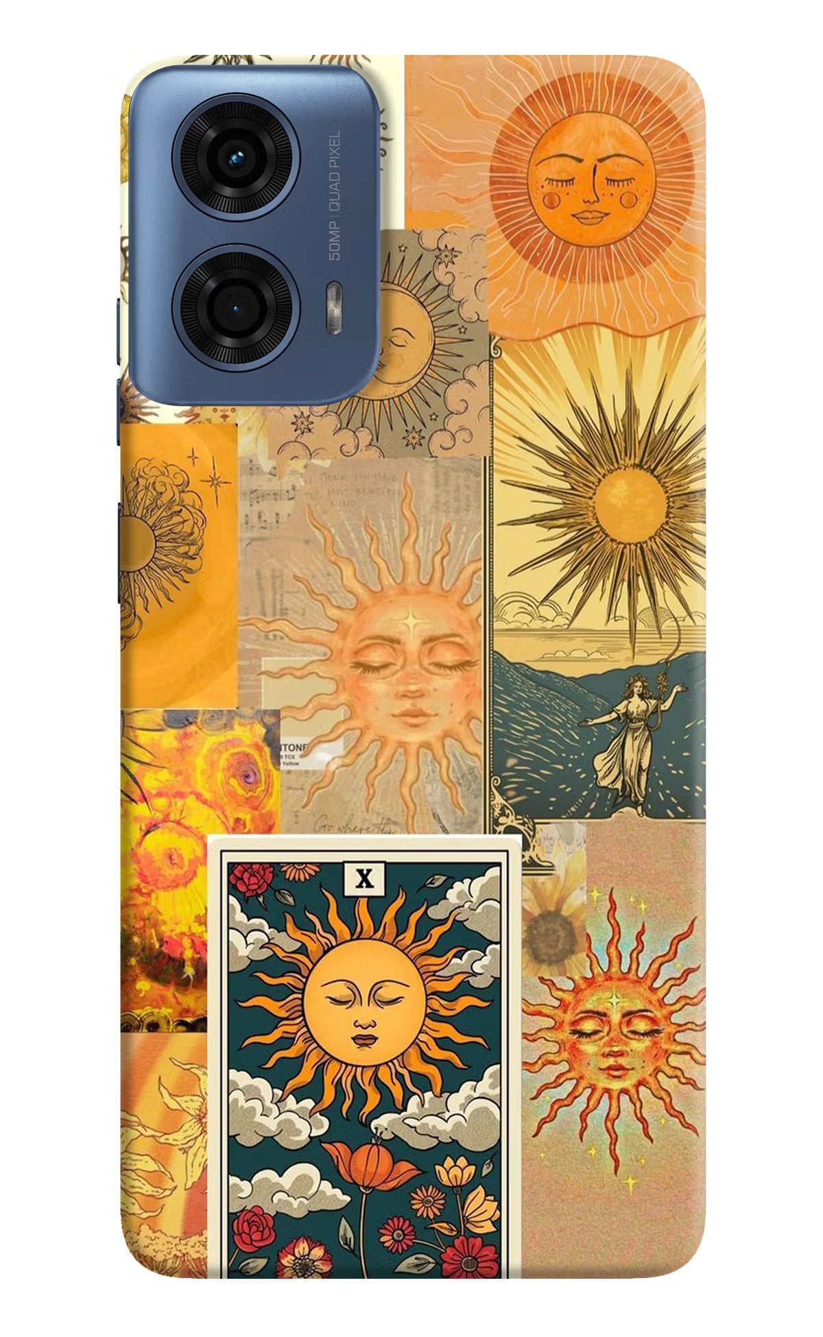 Sun Moto G24 Power Hard Case Back Cover by Casekaro
