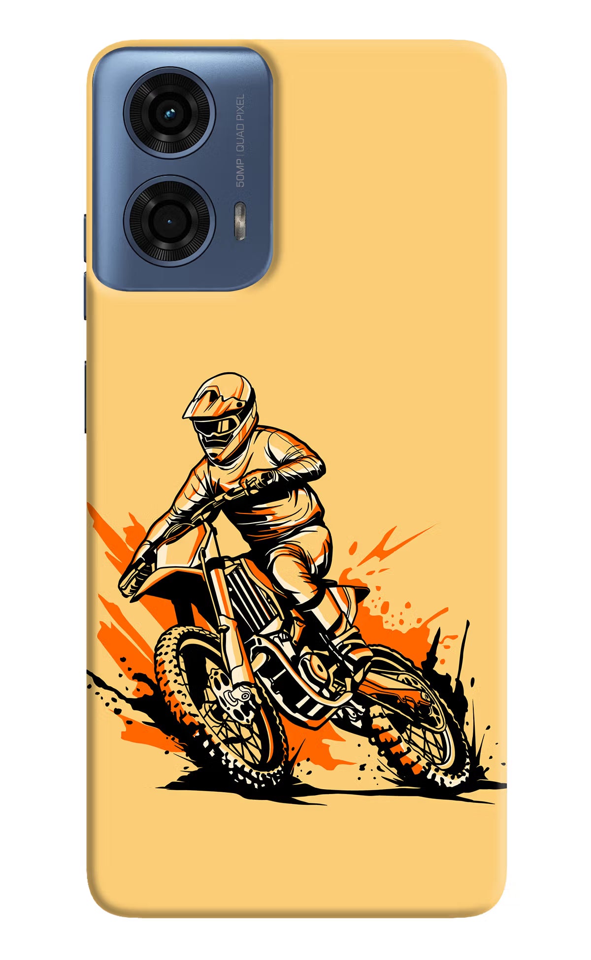 Off-Road Fury Moto G24 Power Hard Case Back Cover by Casekaro