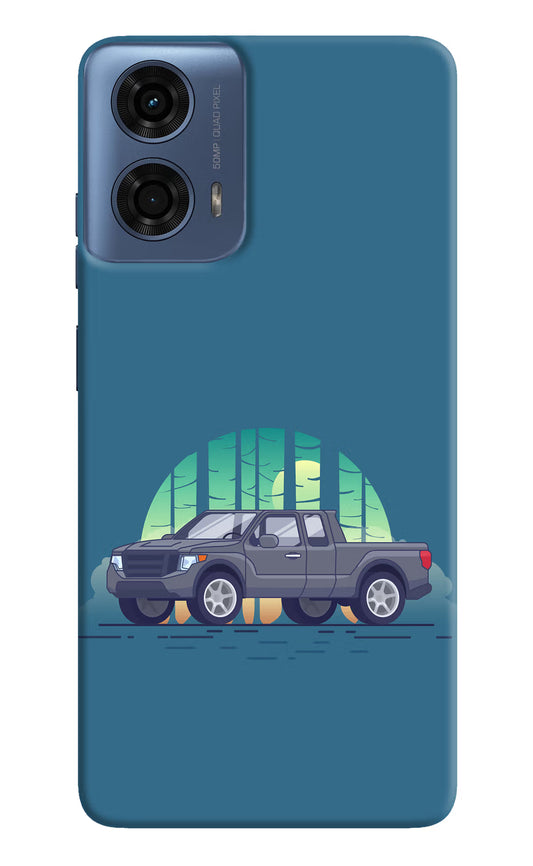 Retro Garage Vibe Moto G24 Power Hard Case Back Cover by Casekaro