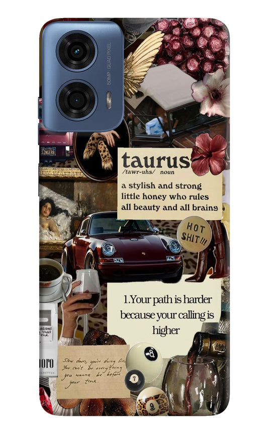 Taurus Zodiac Moto G24 Power Hard Case Back Cover by Casekaro