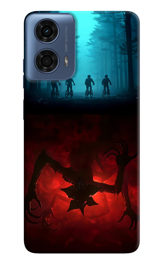 Ordinary Things Downside Up Moto G24 Power Hard Case Back Cover by Casekaro