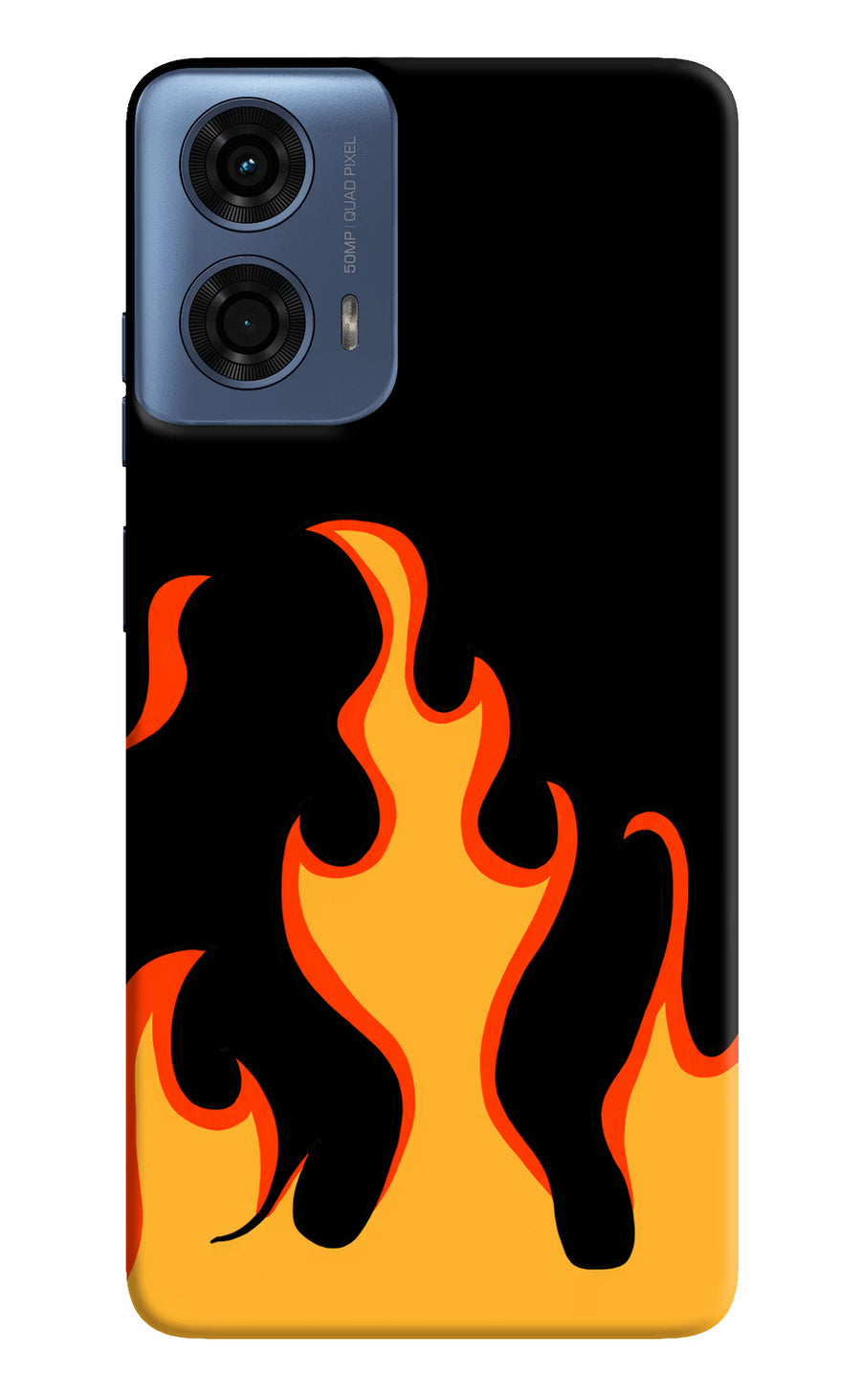 Fired Up – Black Moto G24 Power Back Cover, Hard case
