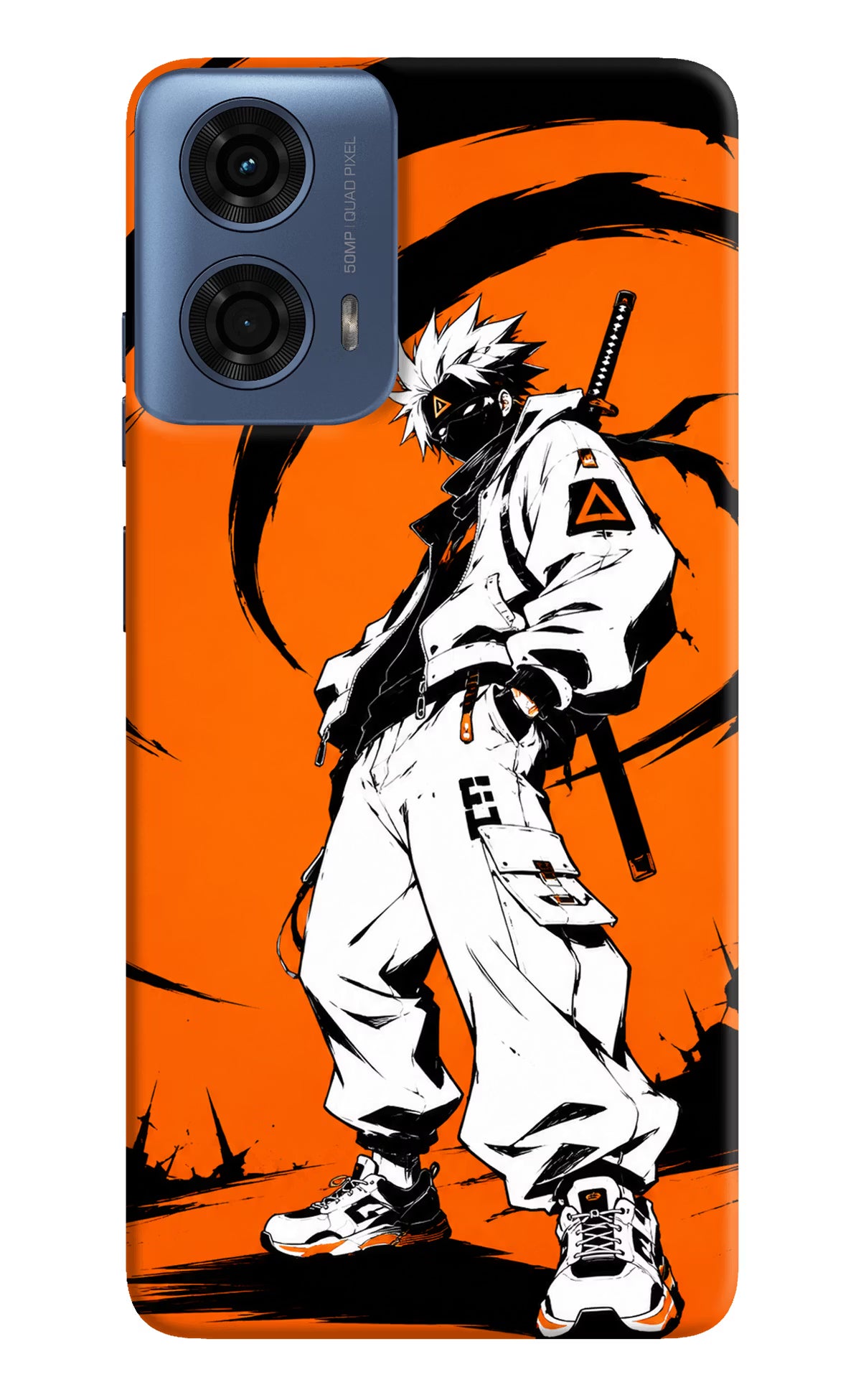 Street Samurai  Moto G24 Power Hard Case Back Cover by Casekaro