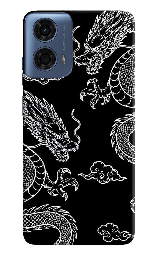 Twin Dragons Moto G24 Power Hard Case Back Cover by Casekaro