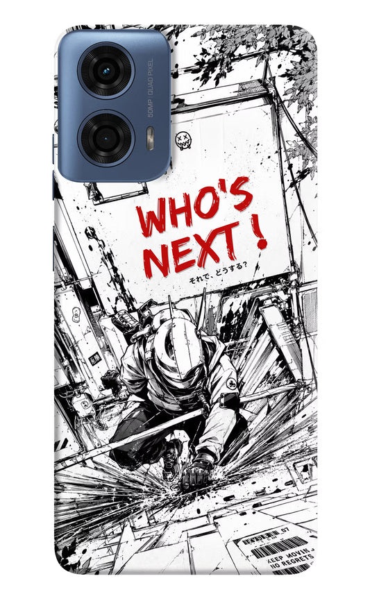 Who's Next Moto G24 Power Hard Case Back Cover by Casekaro