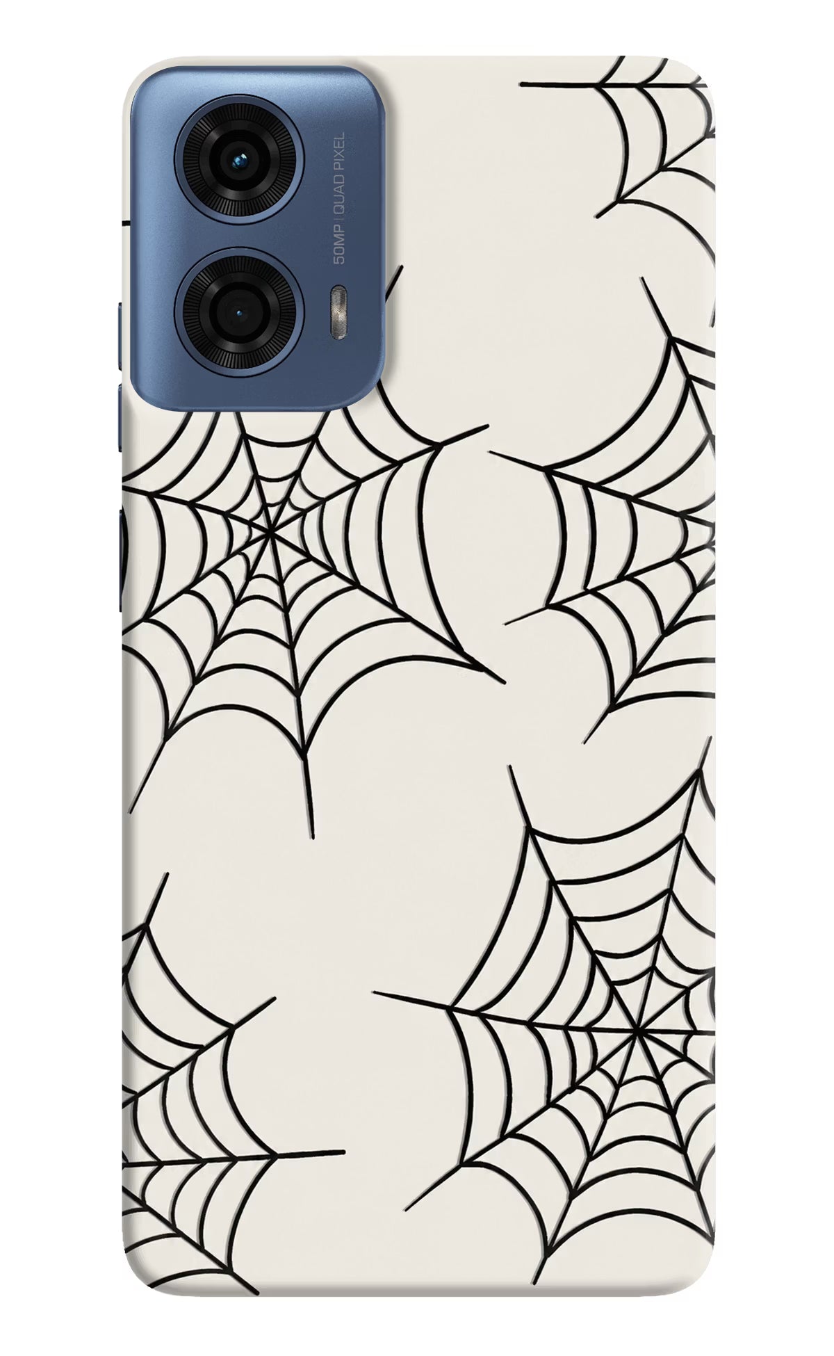 Spider Web Moto G24 Power Hard Case Back Cover by Casekaro