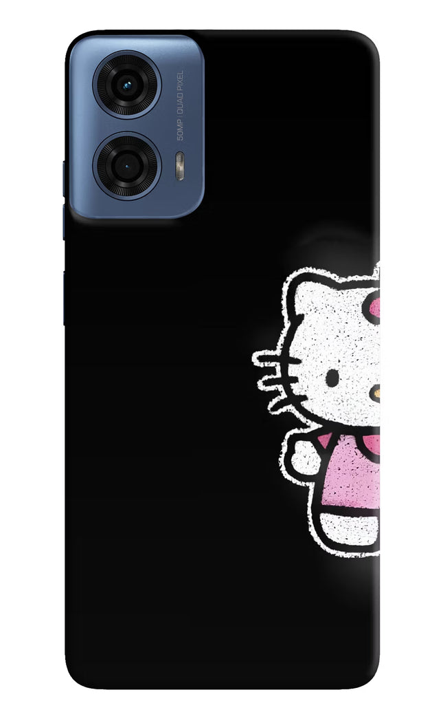 Kitty Charm Moto G24 Power Hard Case Back Cover by Casekaro