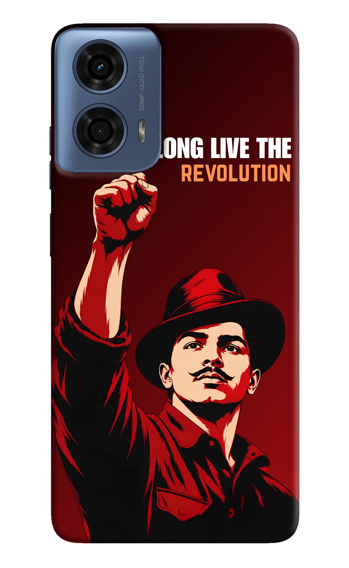 Bhagat Singh Revolution Moto G24 Power Back Cover