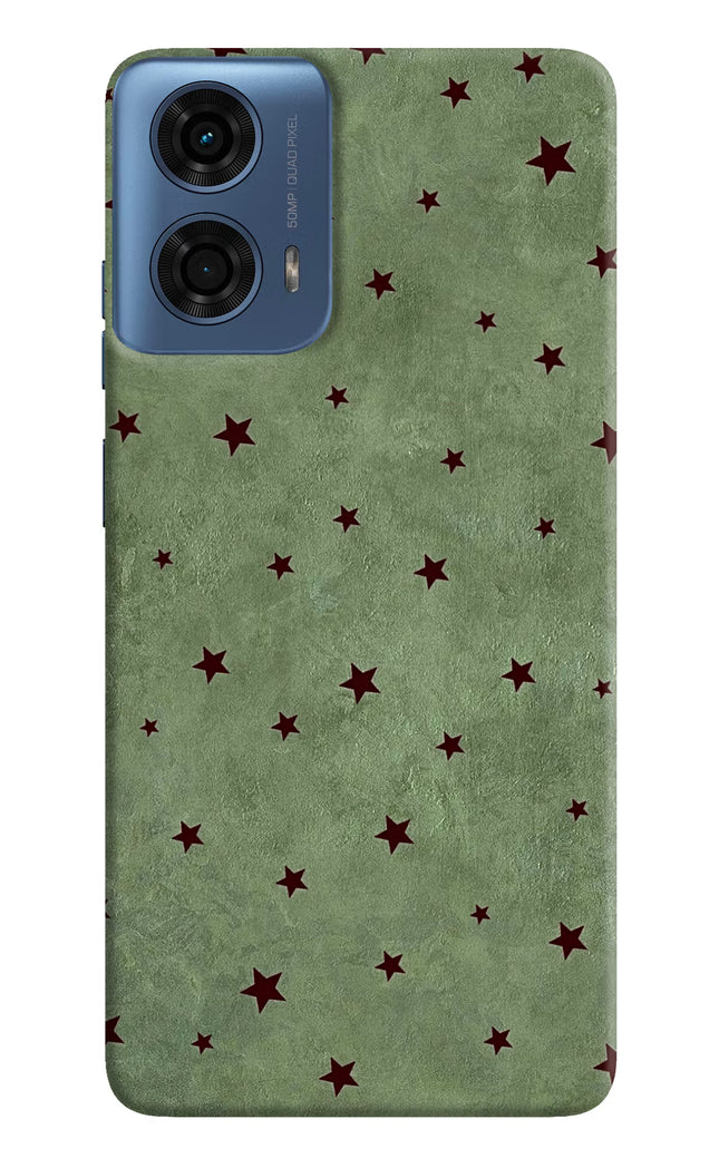 Green Stars Moto G24 Power Hard Case Back Cover by Casekaro